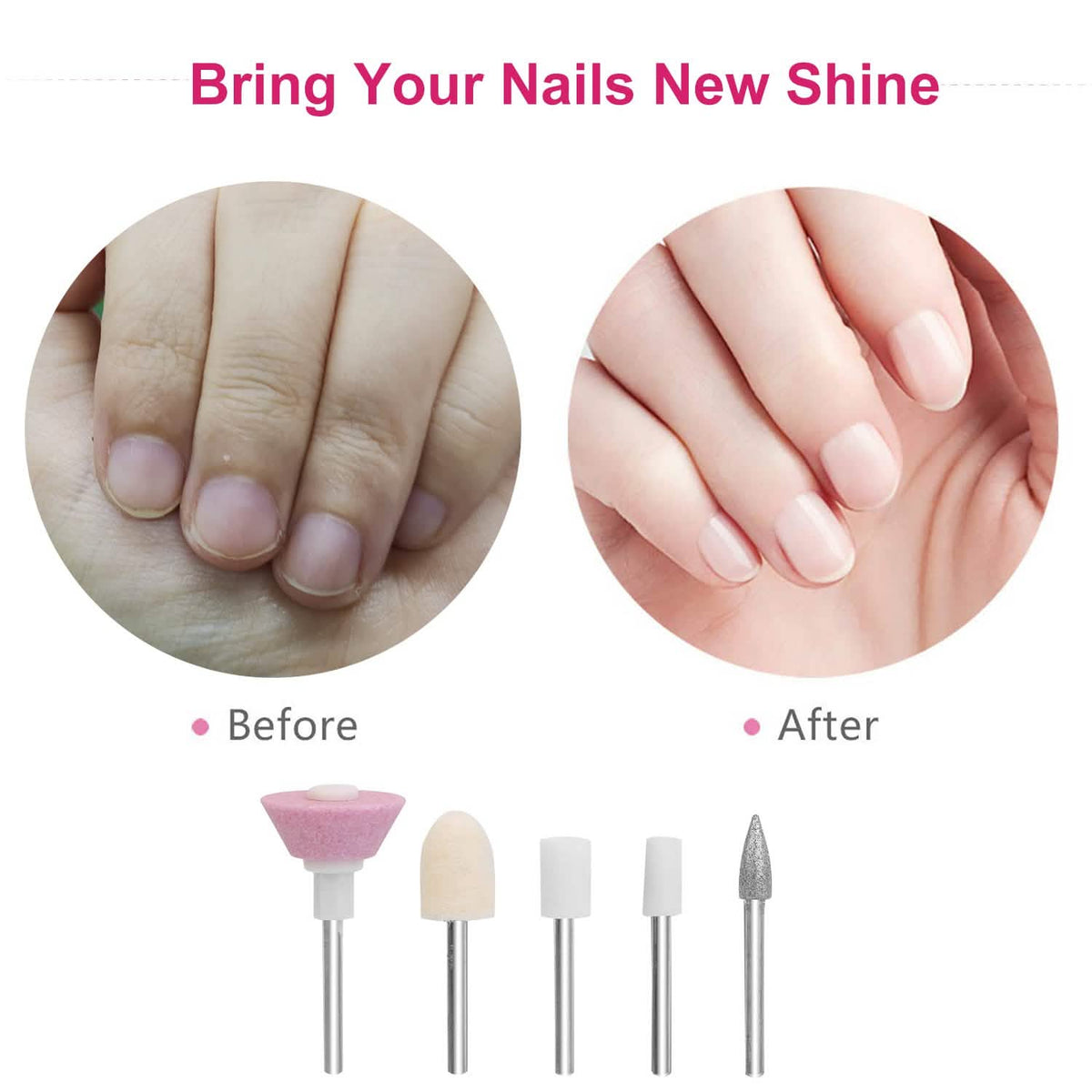 Professional Nail Drill File Manicure Pedicure Set Beauty & Personal Care - Tophatter Daily Deals