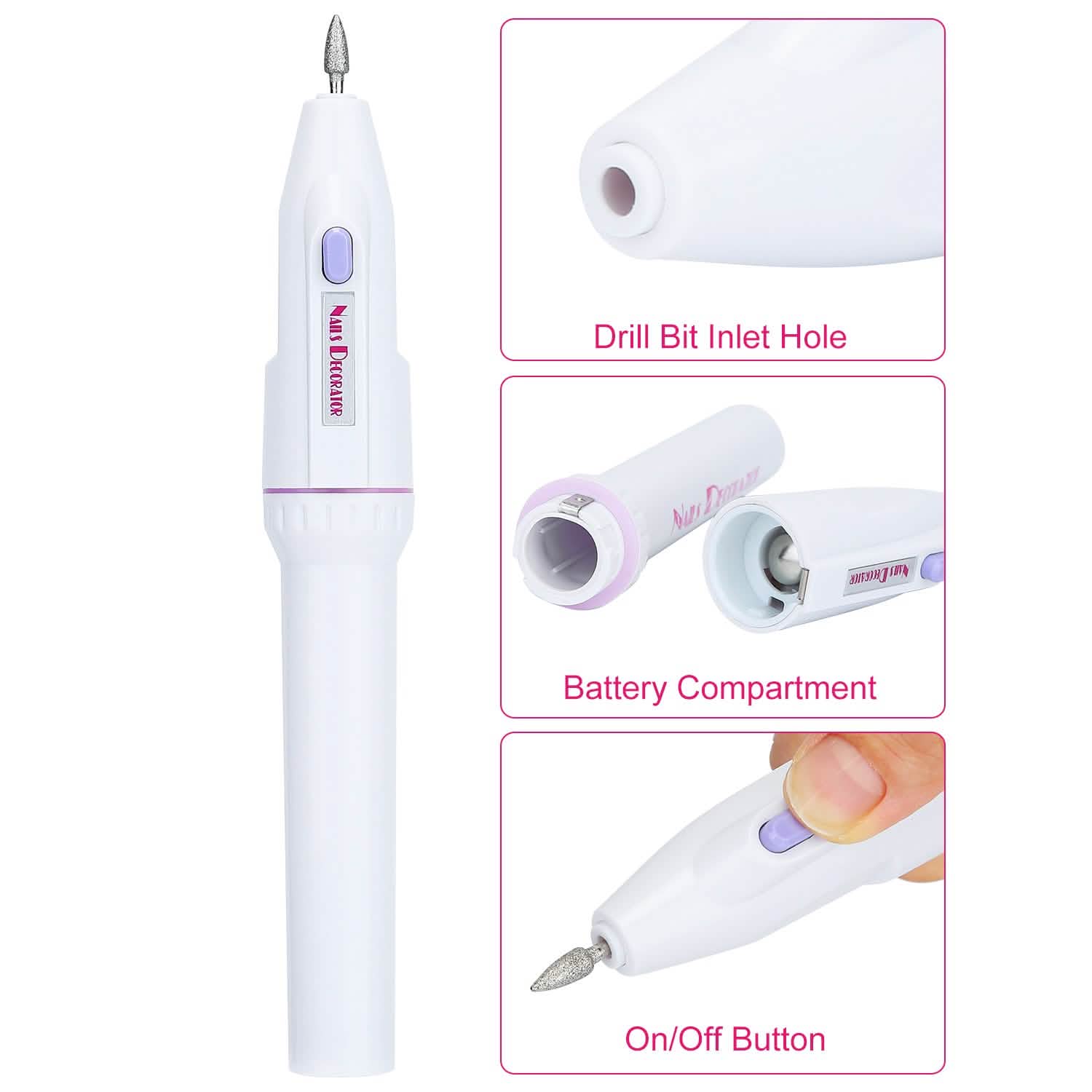 Professional Nail Drill File Manicure Pedicure Set Beauty & Personal Care - Tophatter Daily Deals