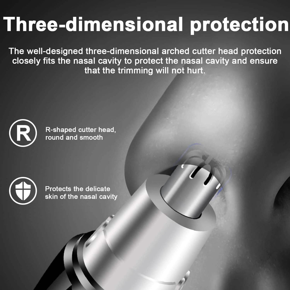 Professional Nose and Ear Hair Trimmer Men's Grooming - Tophatter Daily Deals