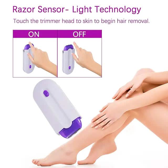 Professional Painless Hair Removal Kit Laser Touch Epilator Beauty & Personal Care - Tophatter Daily Deals