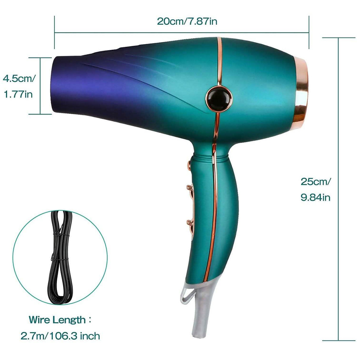Professional Salon Hair Dryer 2300W Beauty & Personal Care - Tophatter Daily Deals