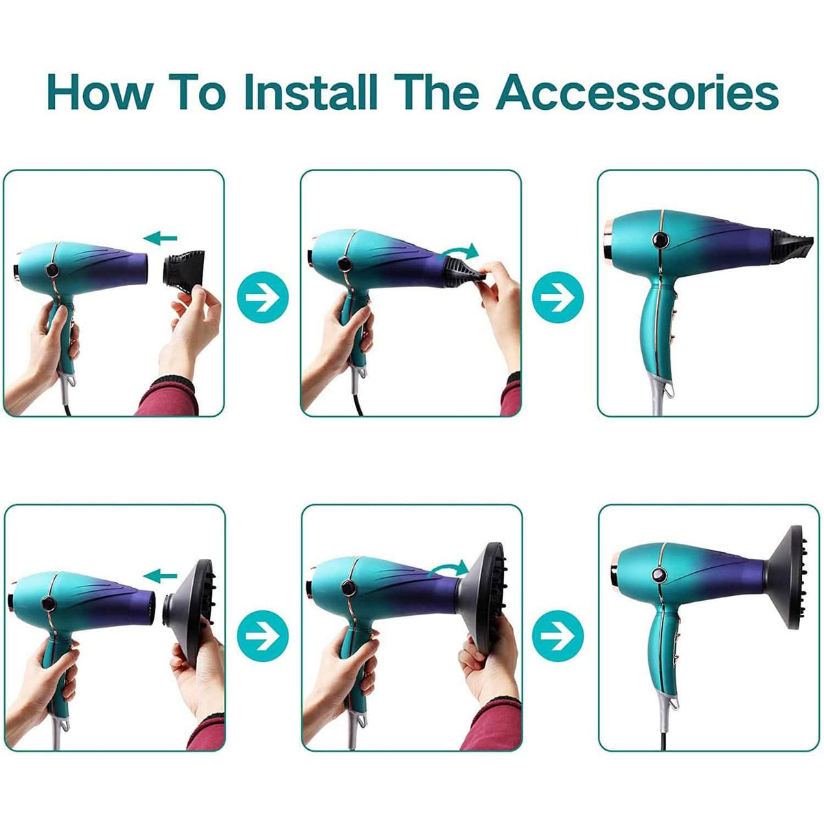 Professional Salon Hair Dryer 2300W Beauty & Personal Care - Tophatter Daily Deals