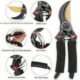 Professional Titanium Bypass Pruning Shears Garden & Patio - Tophatter Daily Deals