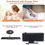 Projection Alarm Clock with Radio Function Household Appliances - Tophatter Daily Deals