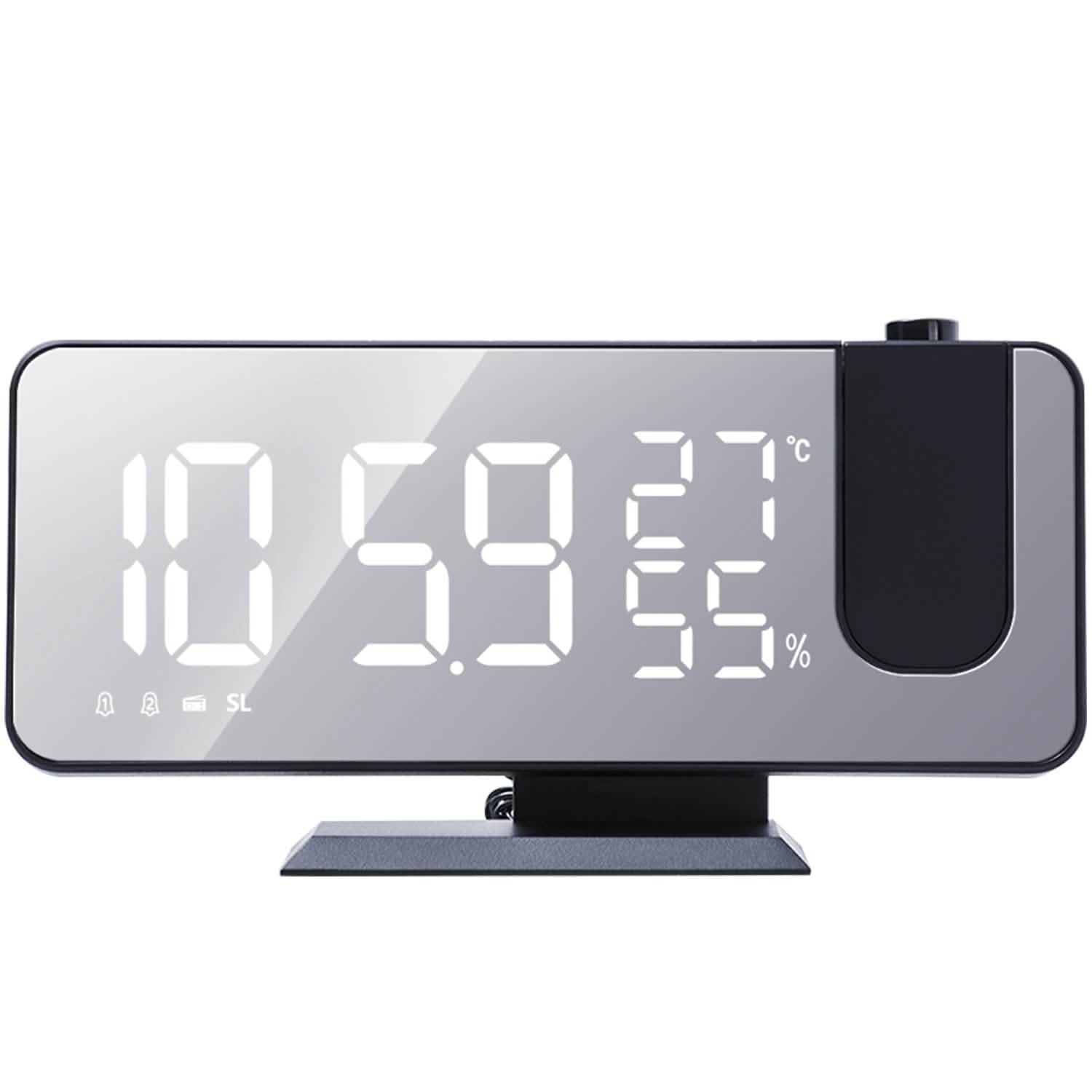 Projection Alarm Clock with Radio Function Household Appliances - Tophatter Daily Deals