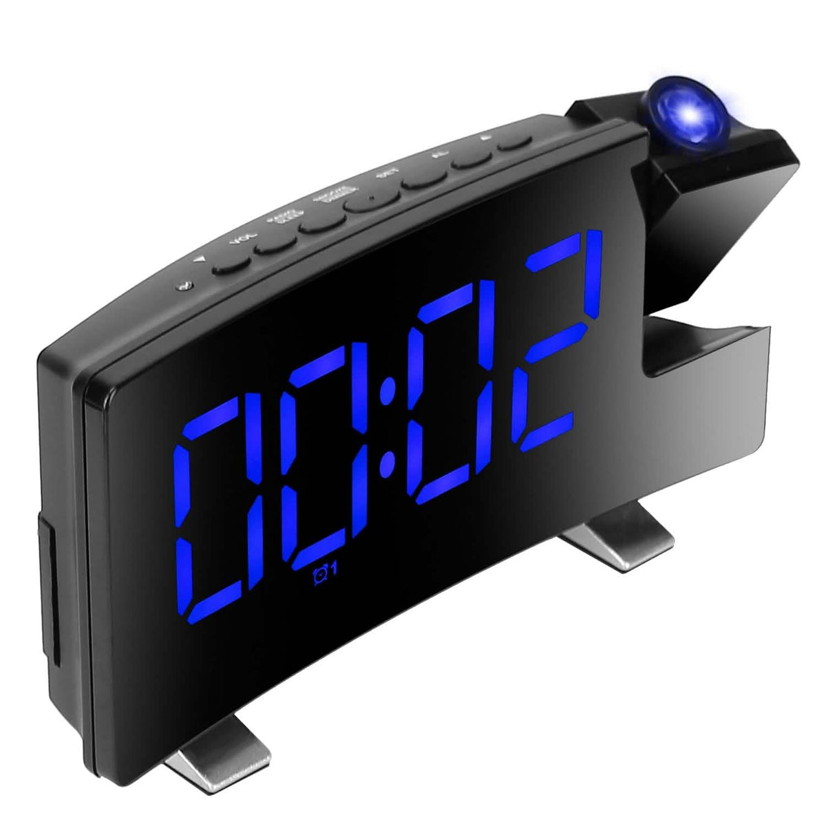 Projection Alarm Clock with Radio Household Appliances - Tophatter Daily Deals