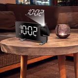 Projection Alarm Clock with Radio Household Appliances - Tophatter Daily Deals