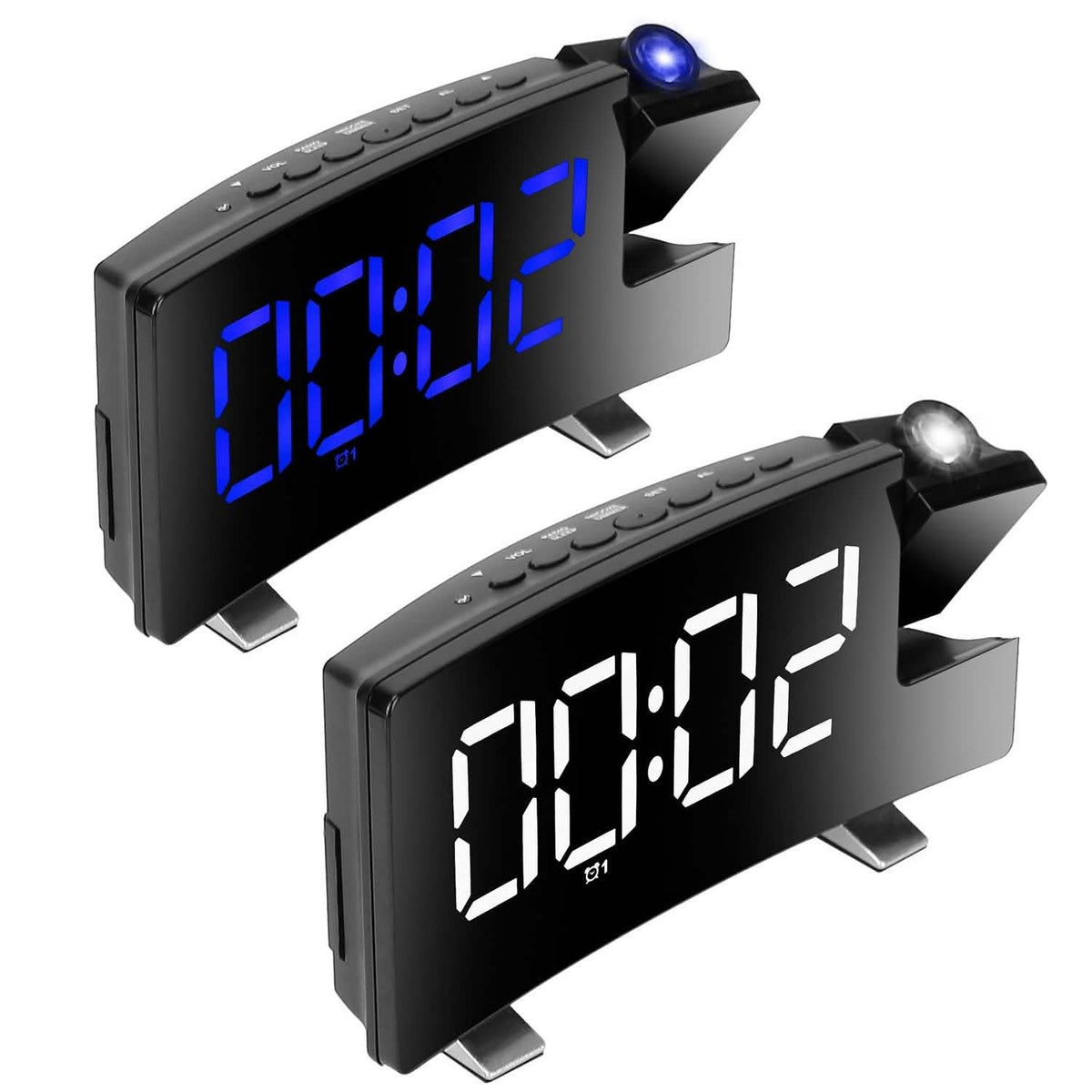 Projection Alarm Clock with Radio Household Appliances - Tophatter Daily Deals
