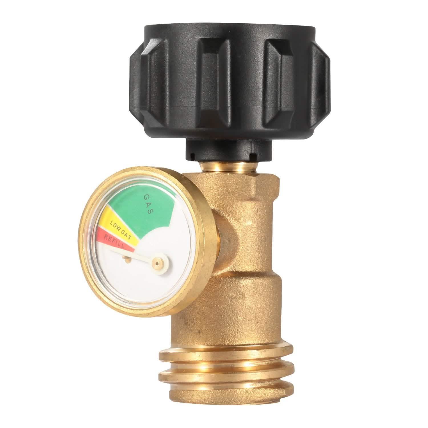 Propane Tank Refill Adapter Gas Level Indicator Meter Garden & Patio - Tophatter Daily Deals