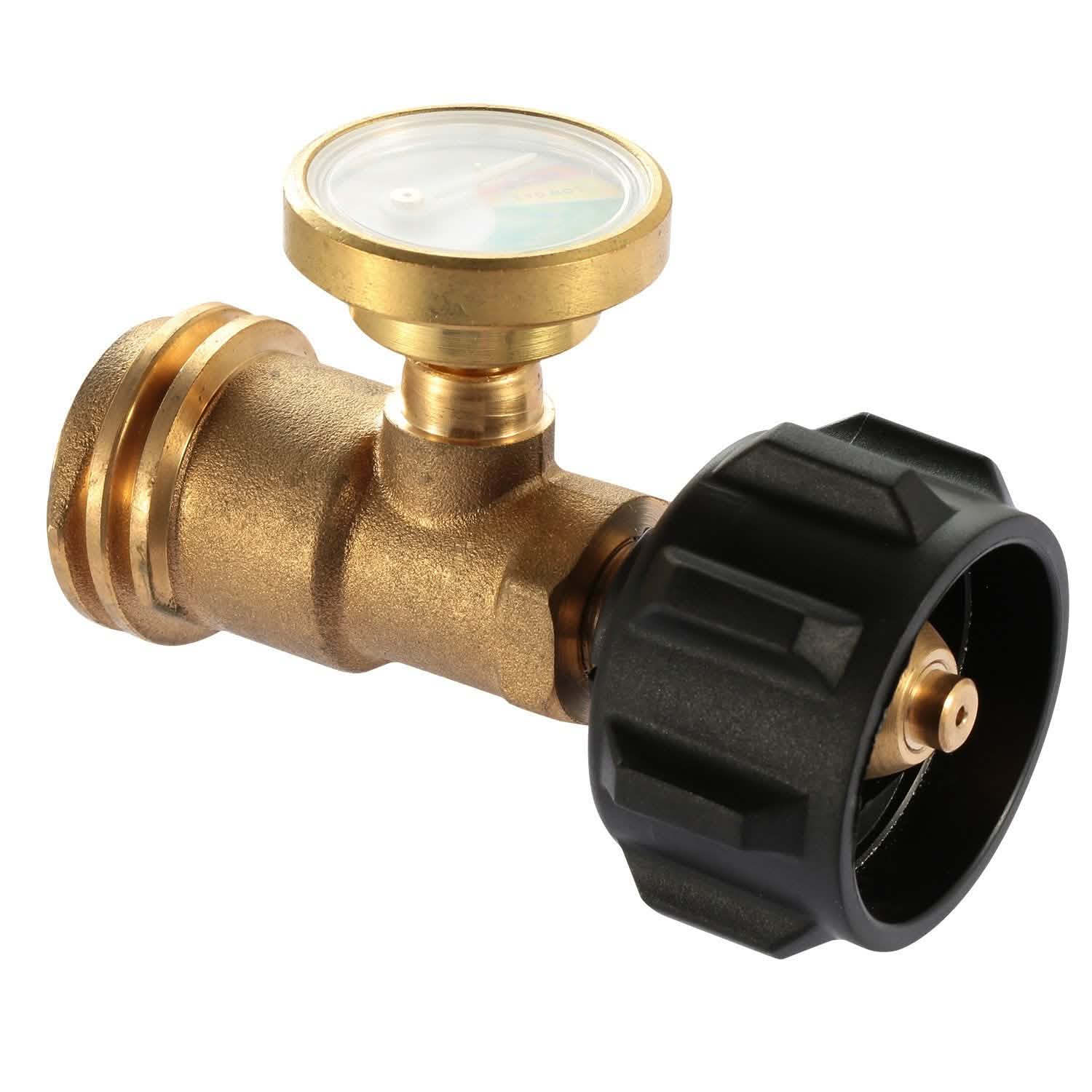 Propane Tank Refill Adapter Gas Level Indicator Meter Garden & Patio - Tophatter Daily Deals