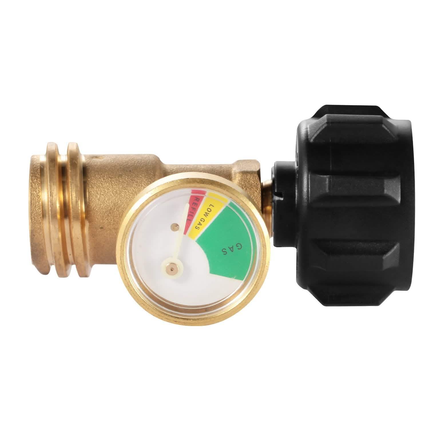 Refilling Meter Propane Tank Refill Adapter Gas Level Indicator Meter – Tophatter's Inc.