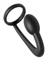 XR Brands - Master Series - Prostatic Play Explorer Silicone Cock Ring and Prostate Plug Sex Toy - Tophatter Daily Deals