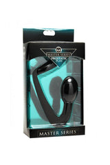 XR Brands - Master Series - Prostatic Play Explorer Silicone Cock Ring and Prostate Plug Sex Toy - Tophatter Daily Deals