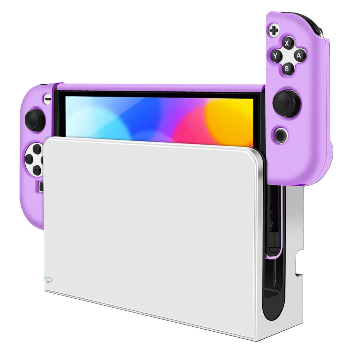 Protective Shell Cover Hard Dockable Case Fit for Nintendo Switch OLED Video Games & Consoles - Tophatter Daily Deals