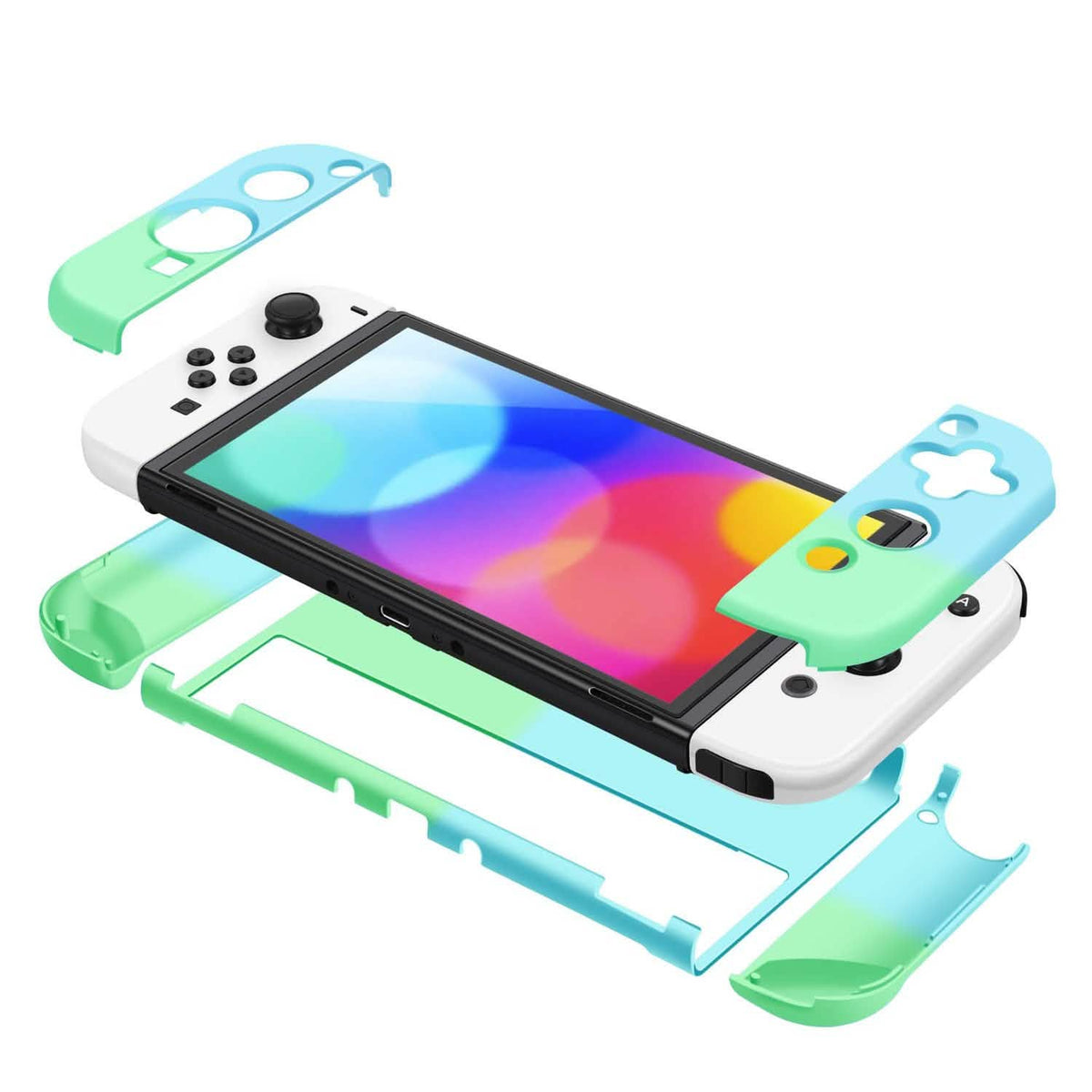 Protective Shell Cover Hard Dockable Case Fit for Nintendo Switch OLED Video Games & Consoles - Tophatter Daily Deals