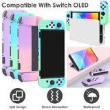 Protective Shell Cover Hard Dockable Case Fit for Nintendo Switch OLED Video Games & Consoles - Tophatter Daily Deals