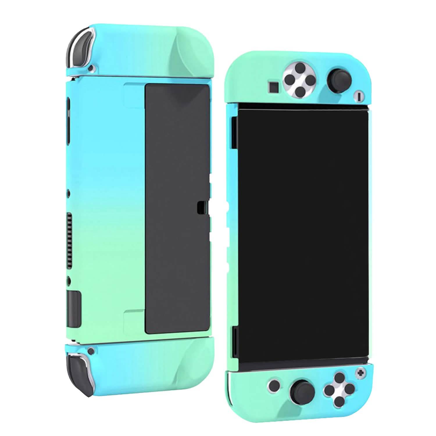 Protective Shell Cover Hard Dockable Case Fit for Nintendo Switch OLED Green Video Games & Consoles - Tophatter Daily Deals