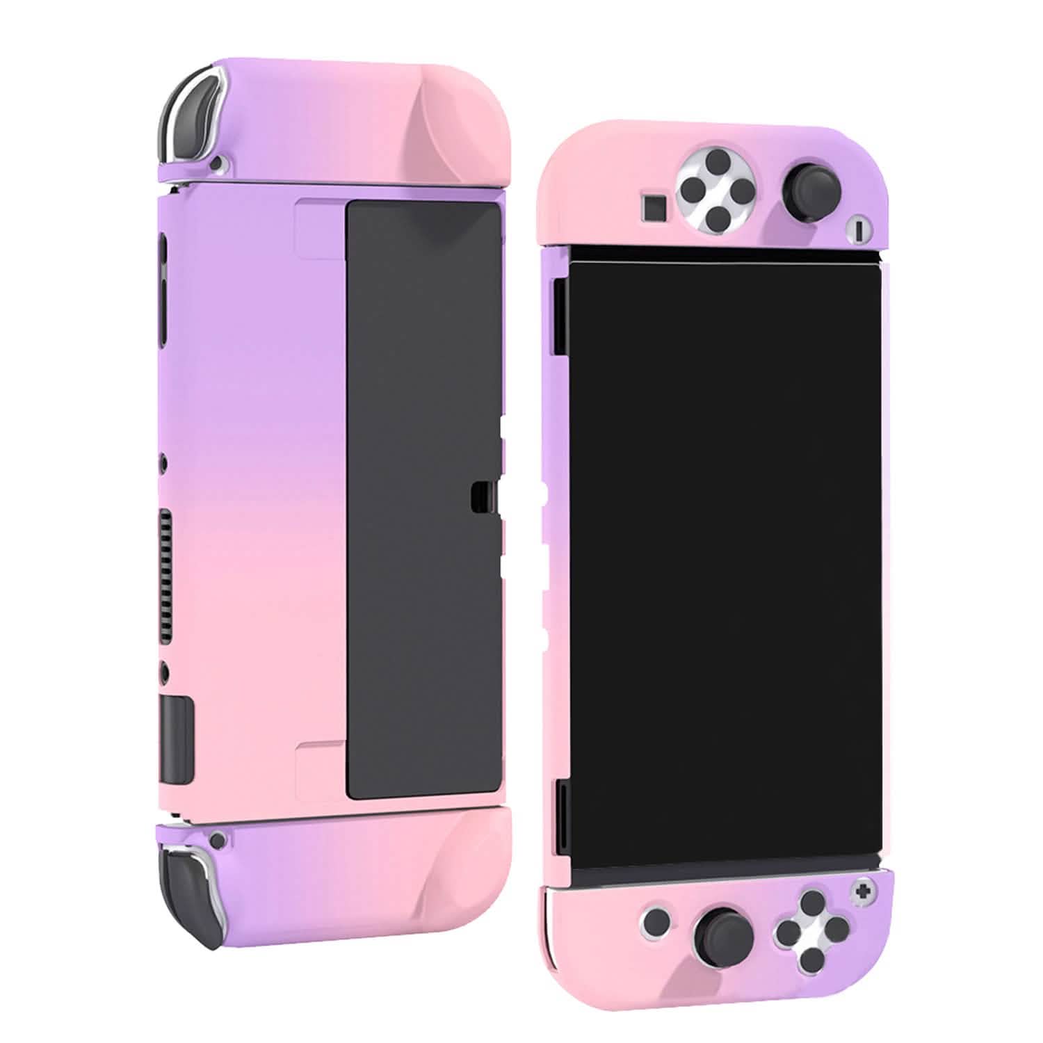 Protective Shell Cover Hard Dockable Case Fit for Nintendo Switch OLED Pink Video Games & Consoles - Tophatter Daily Deals