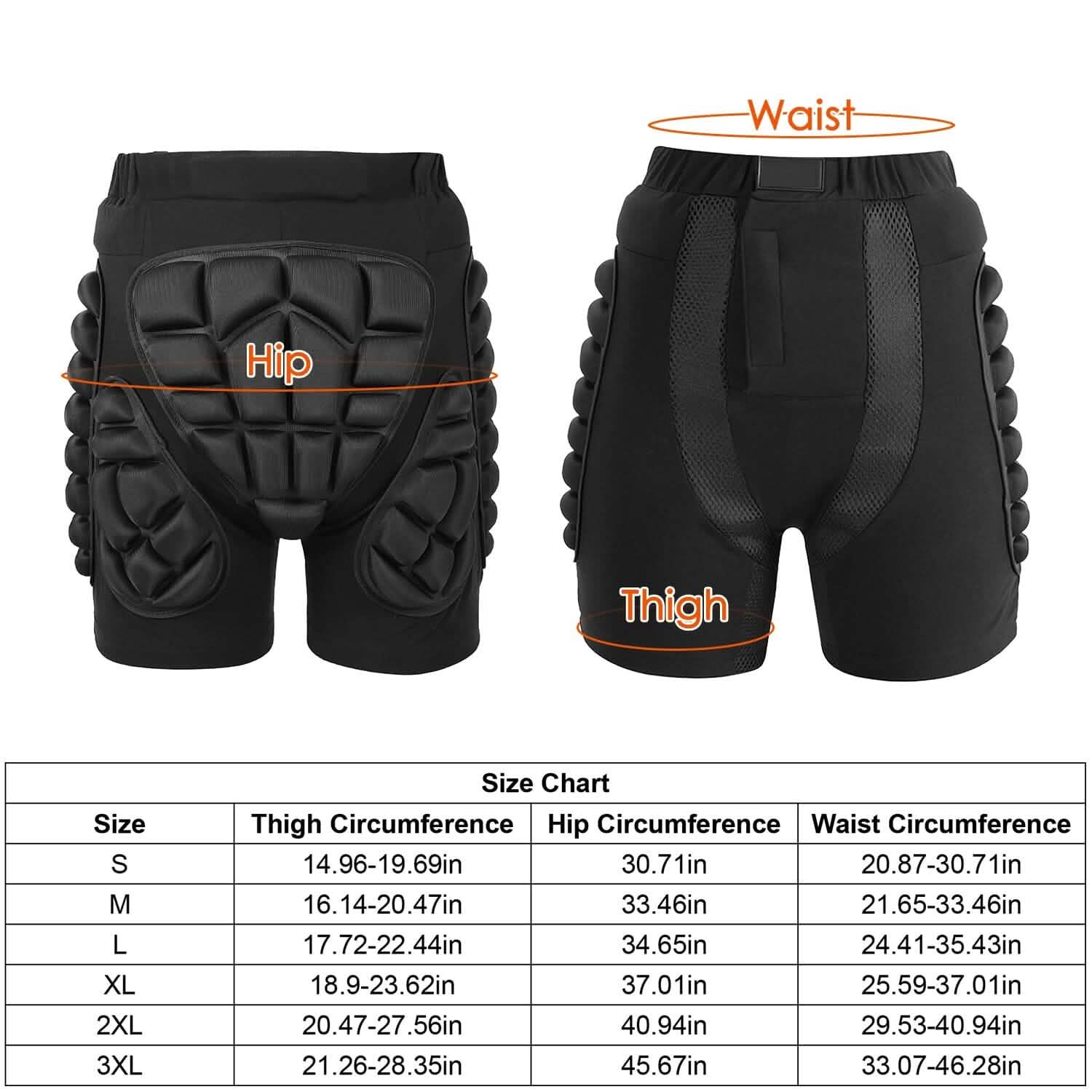 Protective Shorts for Skiing Snowboarding Skating Skateboarding Outdoor Recreation - Tophatter Daily Deals