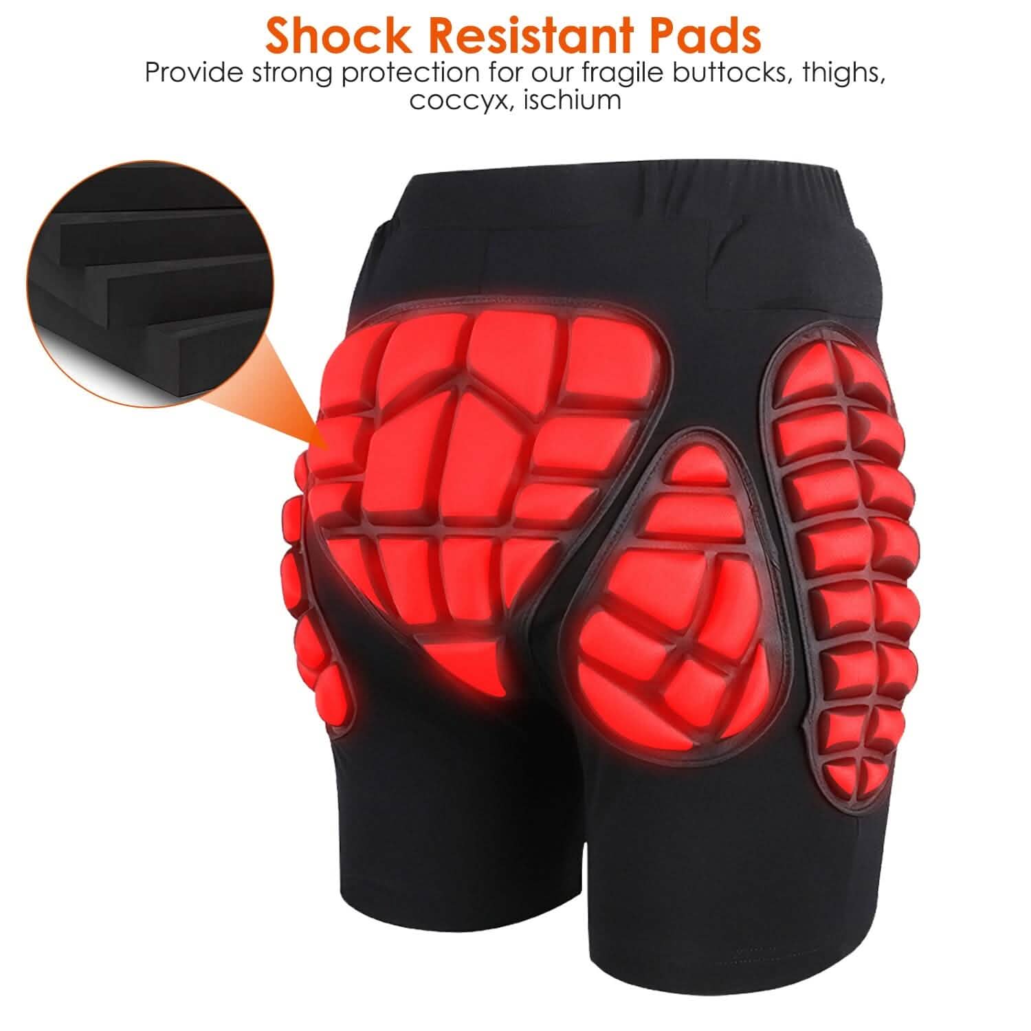 Protective Shorts for Skiing Snowboarding Skating Skateboarding Outdoor Recreation - Tophatter Daily Deals