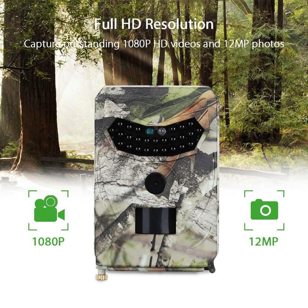 Protective Wildlife Camera Night Vision Trail IP65 Wireless Cameras & Drones - Tophatter Daily Deals