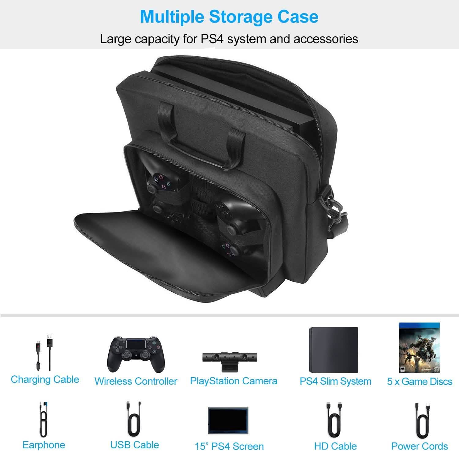 PS4 Console Accessories Handbag with Shoulder Strap Video Games & Consoles - Tophatter Daily Deals