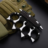 FOUR FINGER BRASS KNUCKLES SELF DEFENSE H - Tophatter Daily Deals