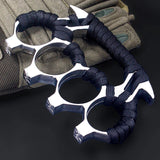 FOUR FINGER BRASS KNUCKLES SELF DEFENSE E - Tophatter Daily Deals