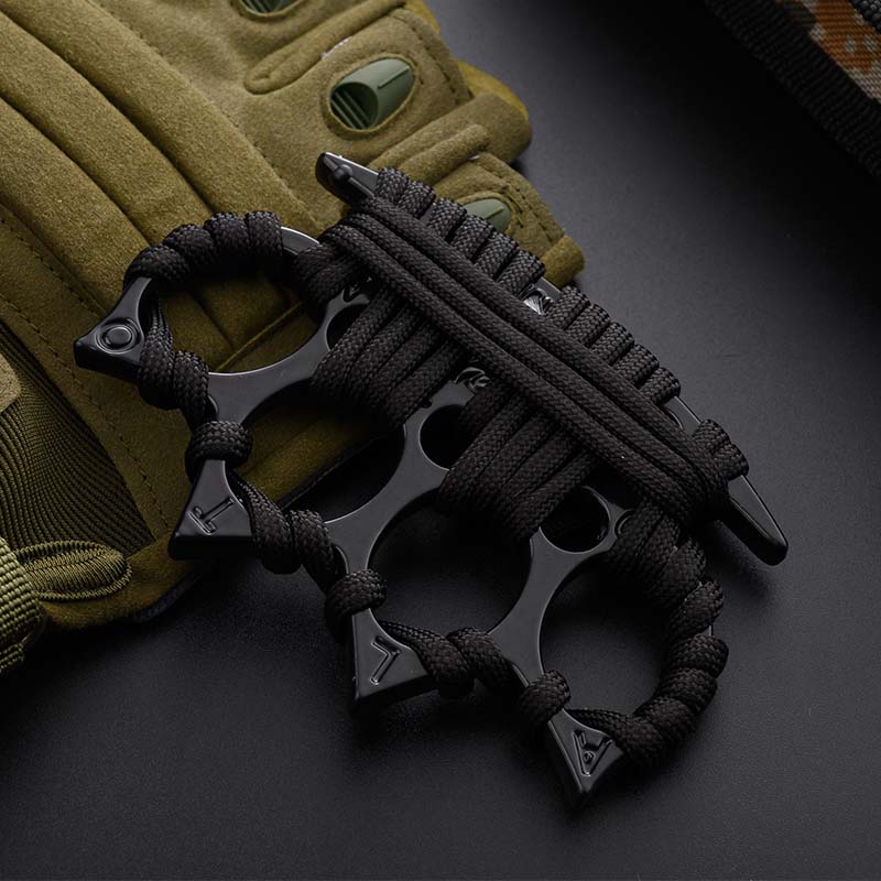 FOUR FINGER BRASS KNUCKLES SELF DEFENSE F - Tophatter Daily Deals