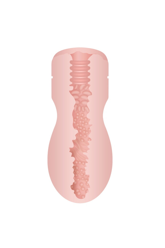 Zero Tolerance - Pop & Toss Squeezable Canister Stroker - Beige Sex Toy - Tophatter Daily Deals