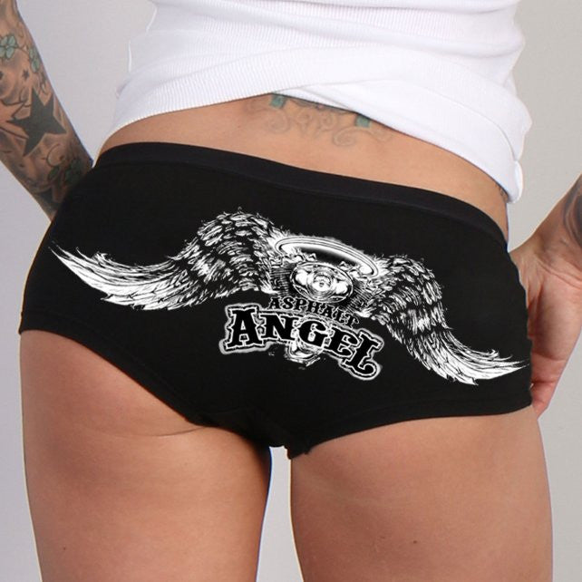 Hot Leathers Asphalt Angel Boy Shorts Boy Shorts - Tophatter Daily Deals
