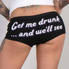 Hot Leathers Get Me Drunk Funny Ladies Boy Shorts Boy Shorts - Tophatter Daily Deals