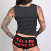Hot Leathers I Feel A Sin Coming On Boy Shorts Boy Shorts - Tophatter Daily Deals