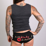 Hot Leathers Its Only Kinky the First Time Ladies Boy Shorts Boy Shorts - Tophatter Daily Deals