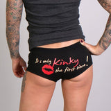 Hot Leathers Its Only Kinky the First Time Ladies Boy Shorts Boy Shorts - Tophatter Daily Deals