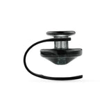 Puffco Peak Carb Cap & Tether Transparent Black Glass Vape Caps, Bangers, & Bowls - Tophatter Daily Deals