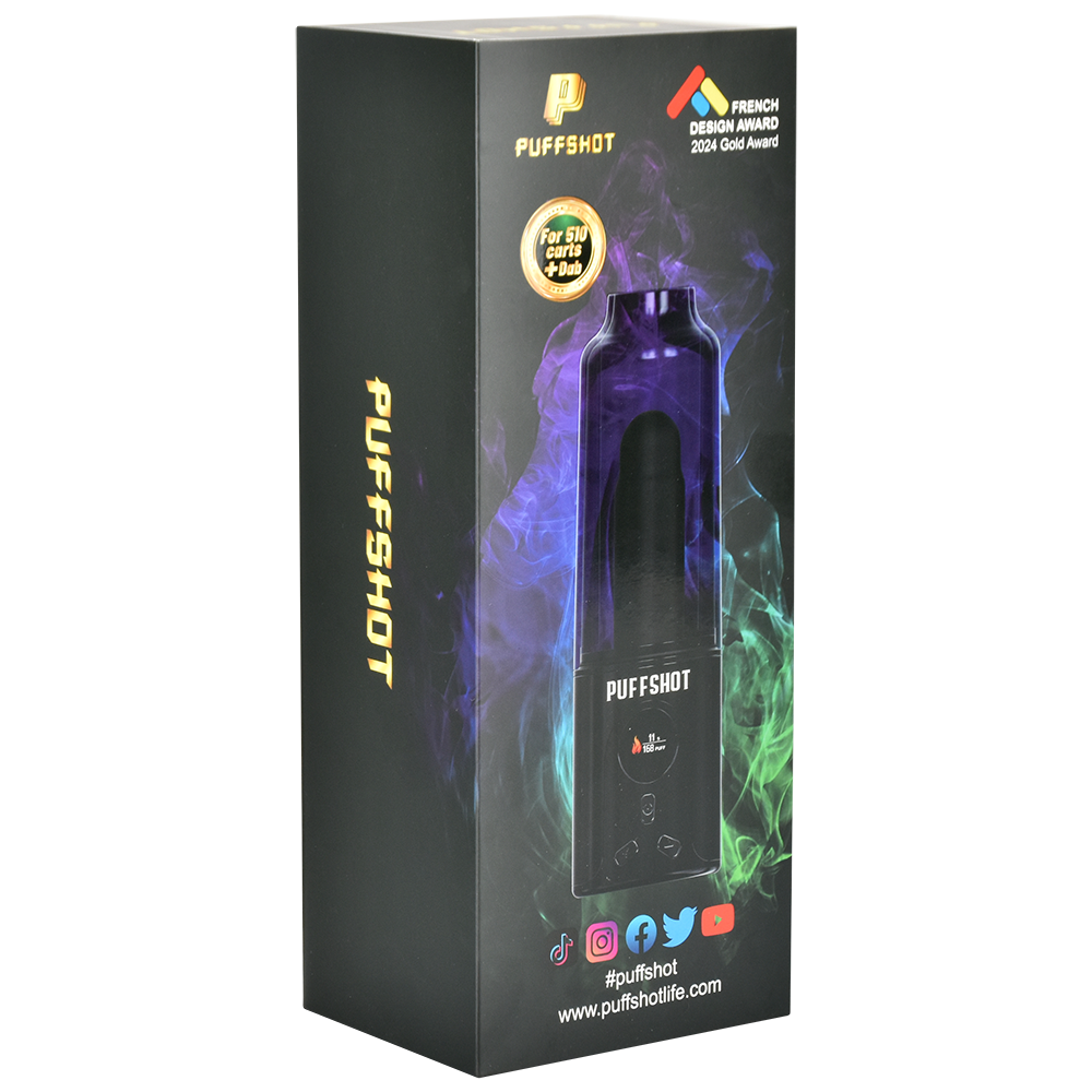 Puffshot Forced Air 510 Cartridge Vaporizer Vaporizers - Tophatter Daily Deals