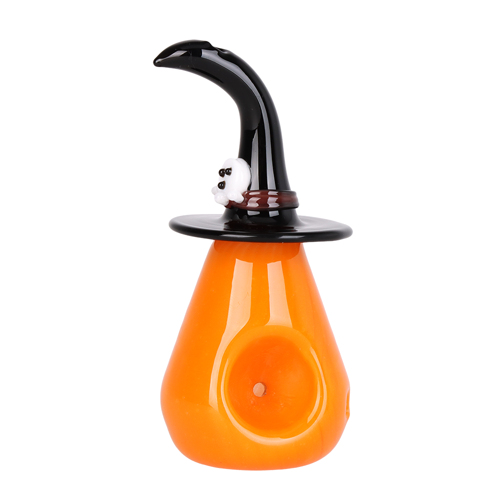Pumpkin Witch Hand Pipe Hand Pipes - Tophatter Daily Deals