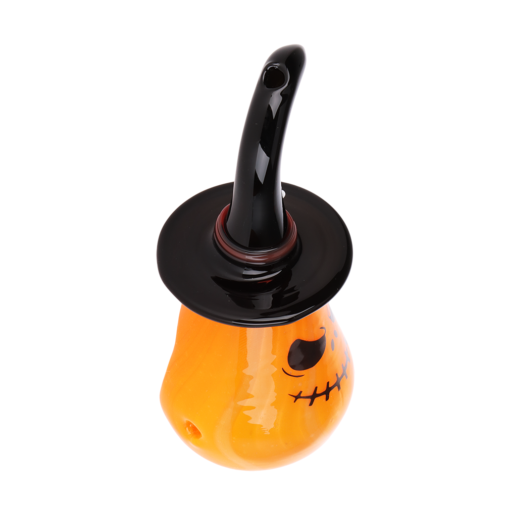Pumpkin Witch Hand Pipe Hand Pipes - Tophatter Daily Deals