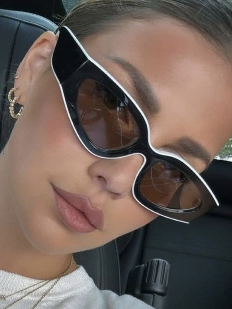 Punk Cat Eye Sunglasses for Women Square Frame Plastic Samsung Cases - Tophatter Daily Deals