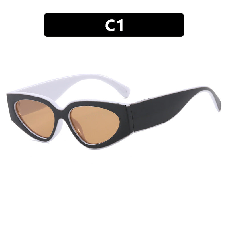Punk Cat Eye Sunglasses for Women Square Frame Plastic Tan Samsung Cases - Tophatter Daily Deals