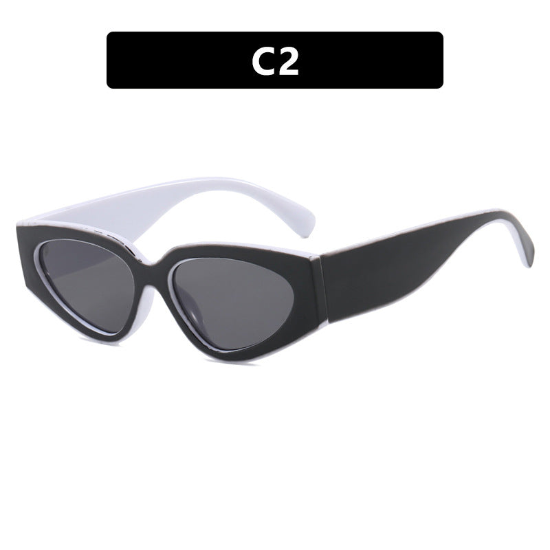 Punk Cat Eye Sunglasses for Women Square Frame Plastic Grey Samsung Cases - Tophatter Daily Deals