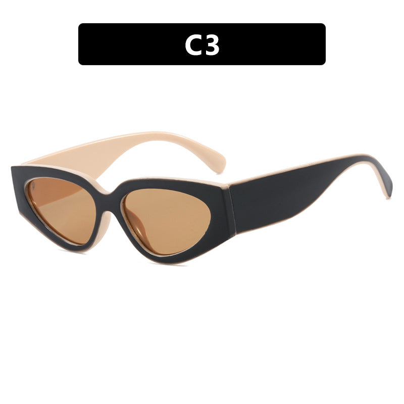 Punk Cat Eye Sunglasses for Women Square Frame Plastic Brown Samsung Cases - Tophatter Daily Deals