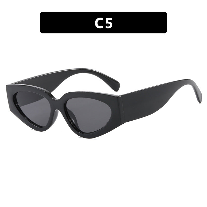 Punk Cat Eye Sunglasses for Women Square Frame Plastic Black Samsung Cases - Tophatter Daily Deals