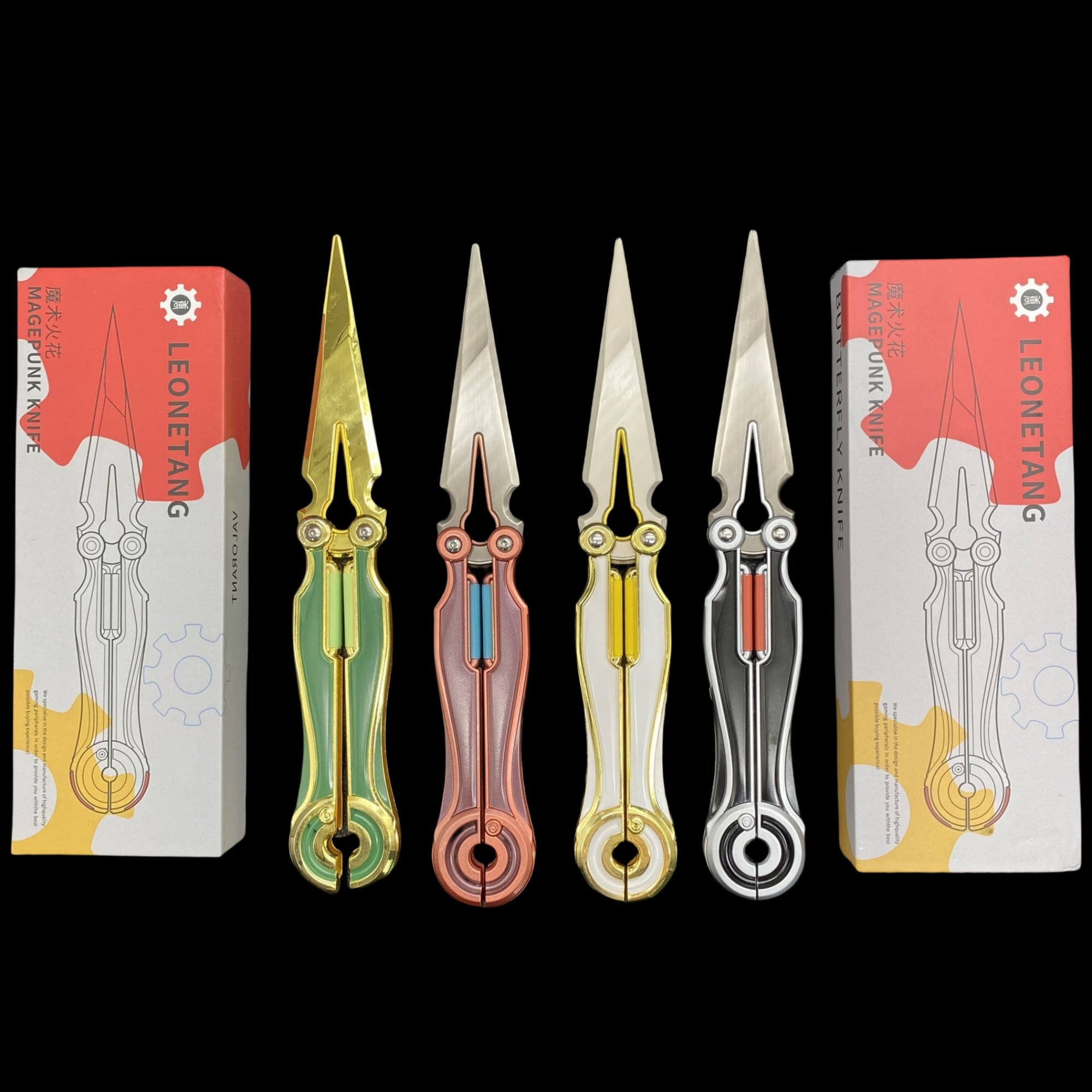 Metal Magepunk 3.0 Sparkswitch Knife Dull Blade Replica For Display - Tophatter Daily Deals