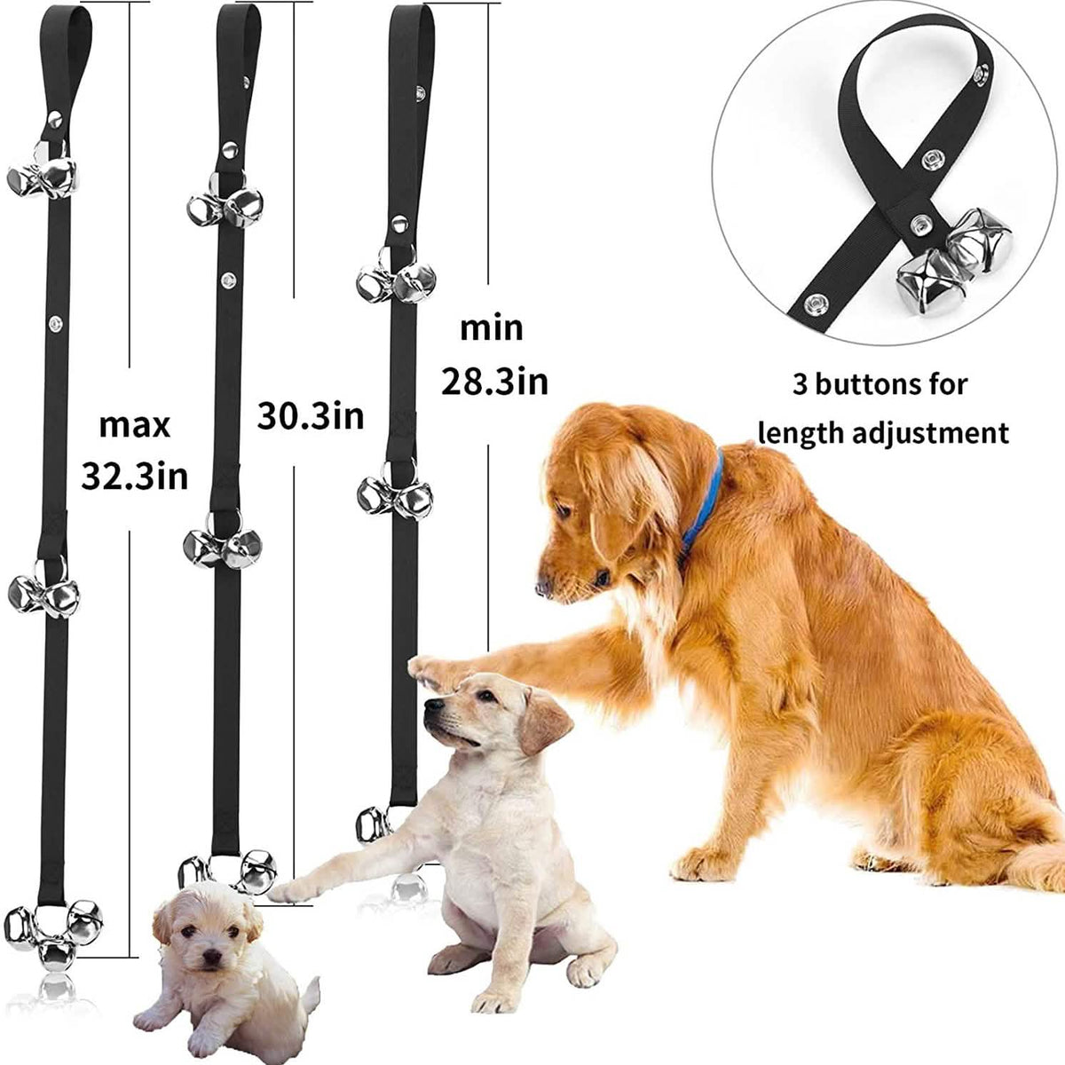 Puppy Bell Dog Doorbell Pet Supplies - Tophatter Daily Deals