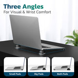 Purely Laptop Cooling Pad Legs Portable Magnetic Ball Opens Into 4 Non-Slip Laptop Stand Legs Cooling Pad - Tophatter Daily Deals