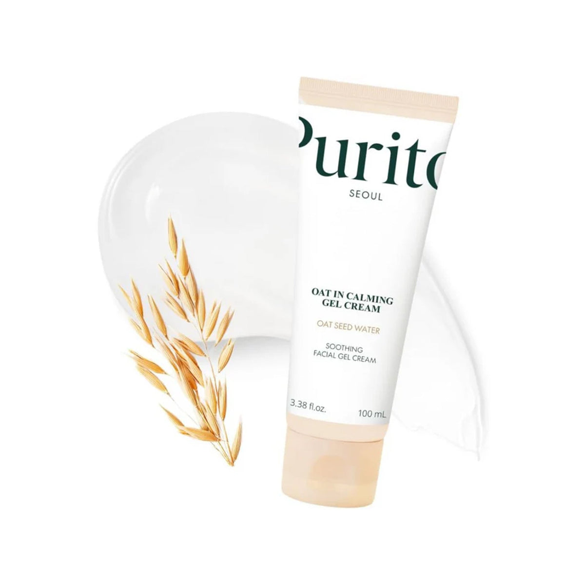 Purito Oat-in Calming Gel Cream 100ml Tube - Tophatter Daily Deals