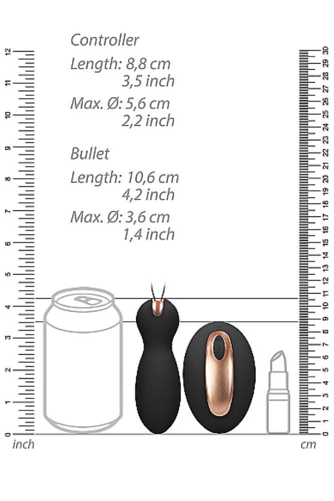 Shots Toys - Elegance - Purity 2-In-1 Vibrator with Remote Control - Black Sex Toy - Tophatter Daily Deals