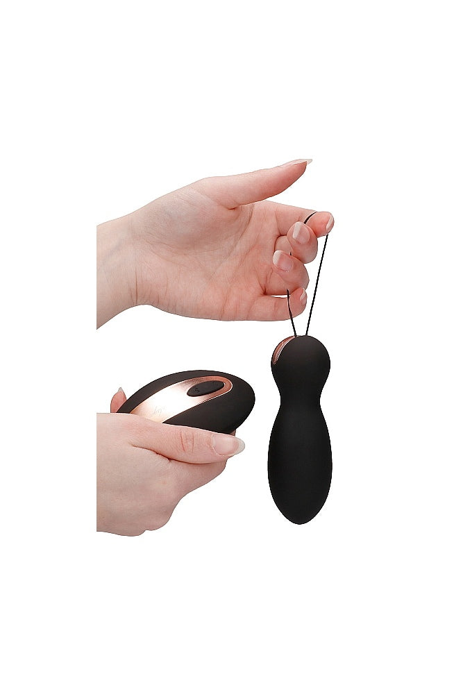 Shots Toys - Elegance - Purity 2-In-1 Vibrator with Remote Control - Black Sex Toy - Tophatter Daily Deals